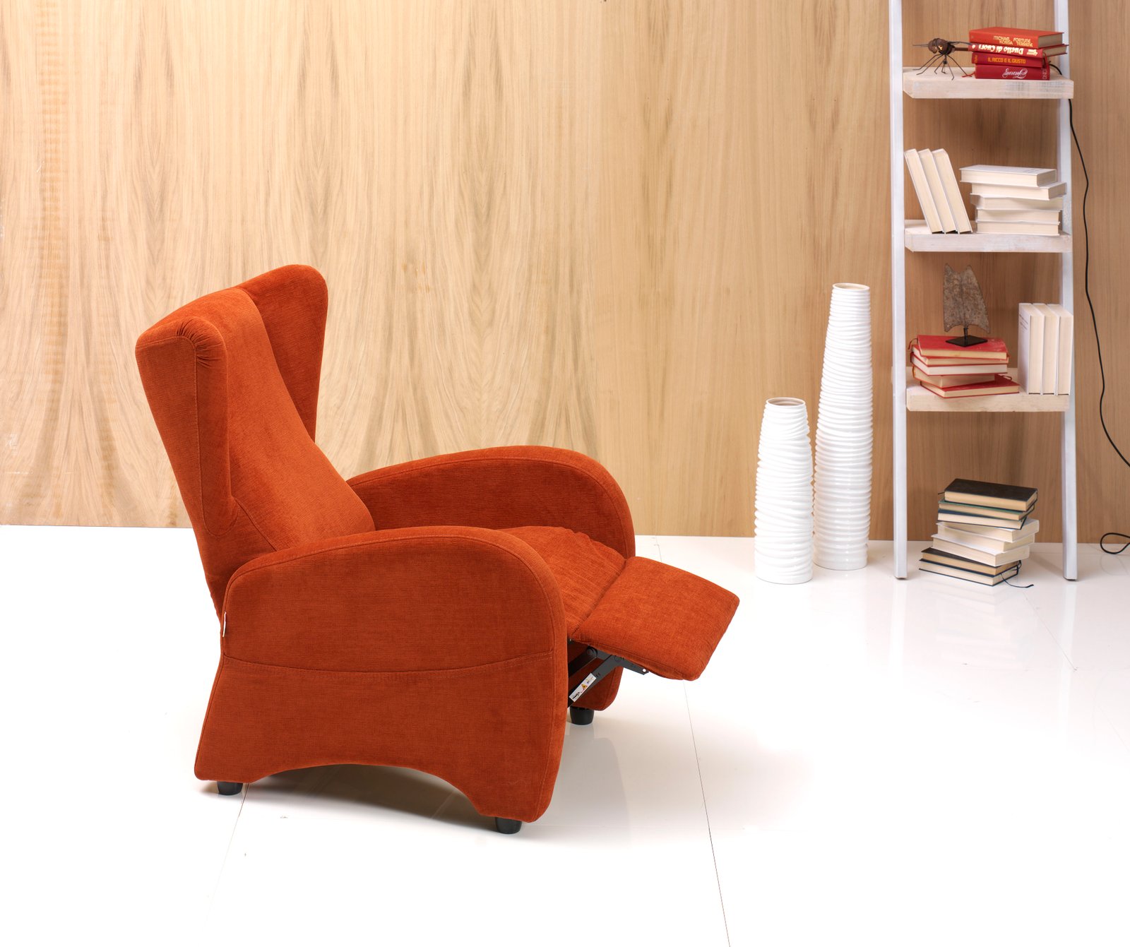 Poltrona relax Minnie arancio alzapersona Easelife